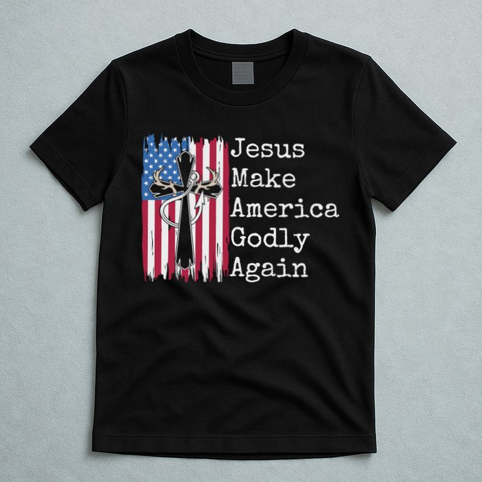 Jesus 2024 Vote Make America Godly Again Pray Again T-Shirt