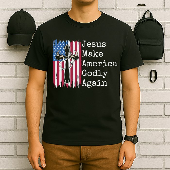 Jesus 2024 Vote Make America Godly Again Pray Again T-Shirt