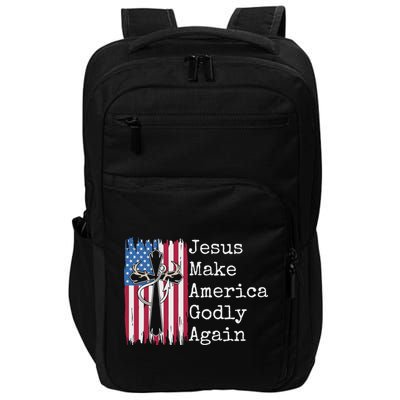 Jesus 2024 Vote Make America Godly Again Pray Again Impact Tech Backpack