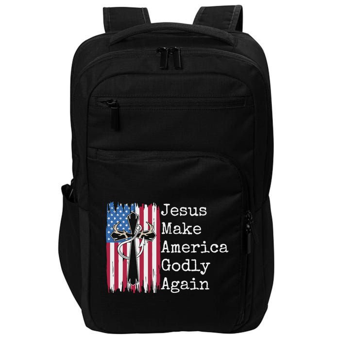 Jesus 2024 Vote Make America Godly Again Pray Again Impact Tech Backpack