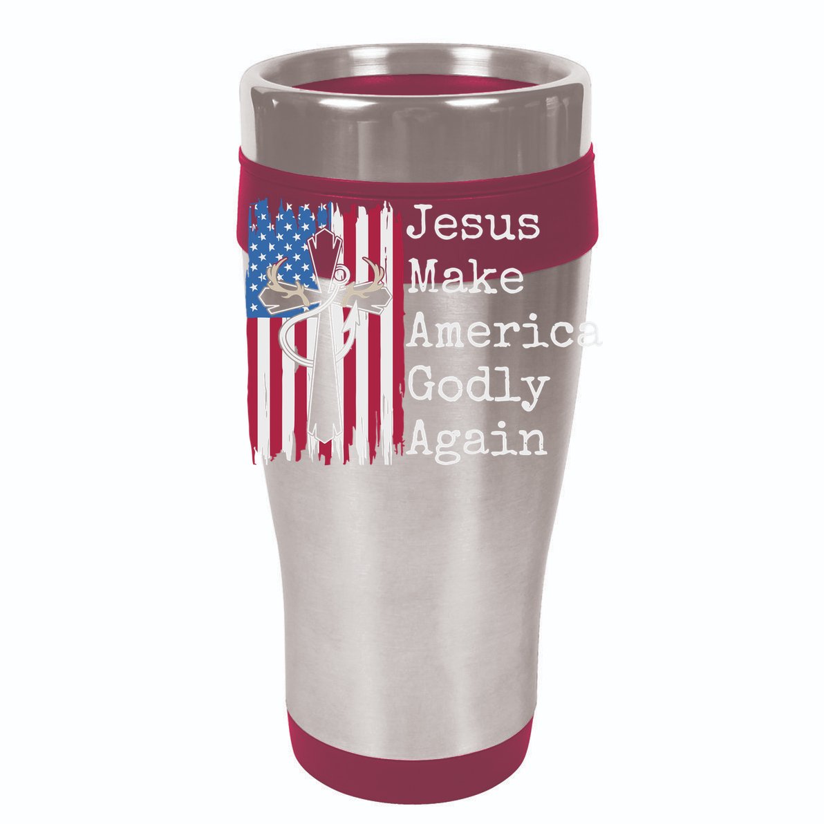 Jesus 2024 Vote Make America Godly Again Pray Again 16 in Basic Backpack