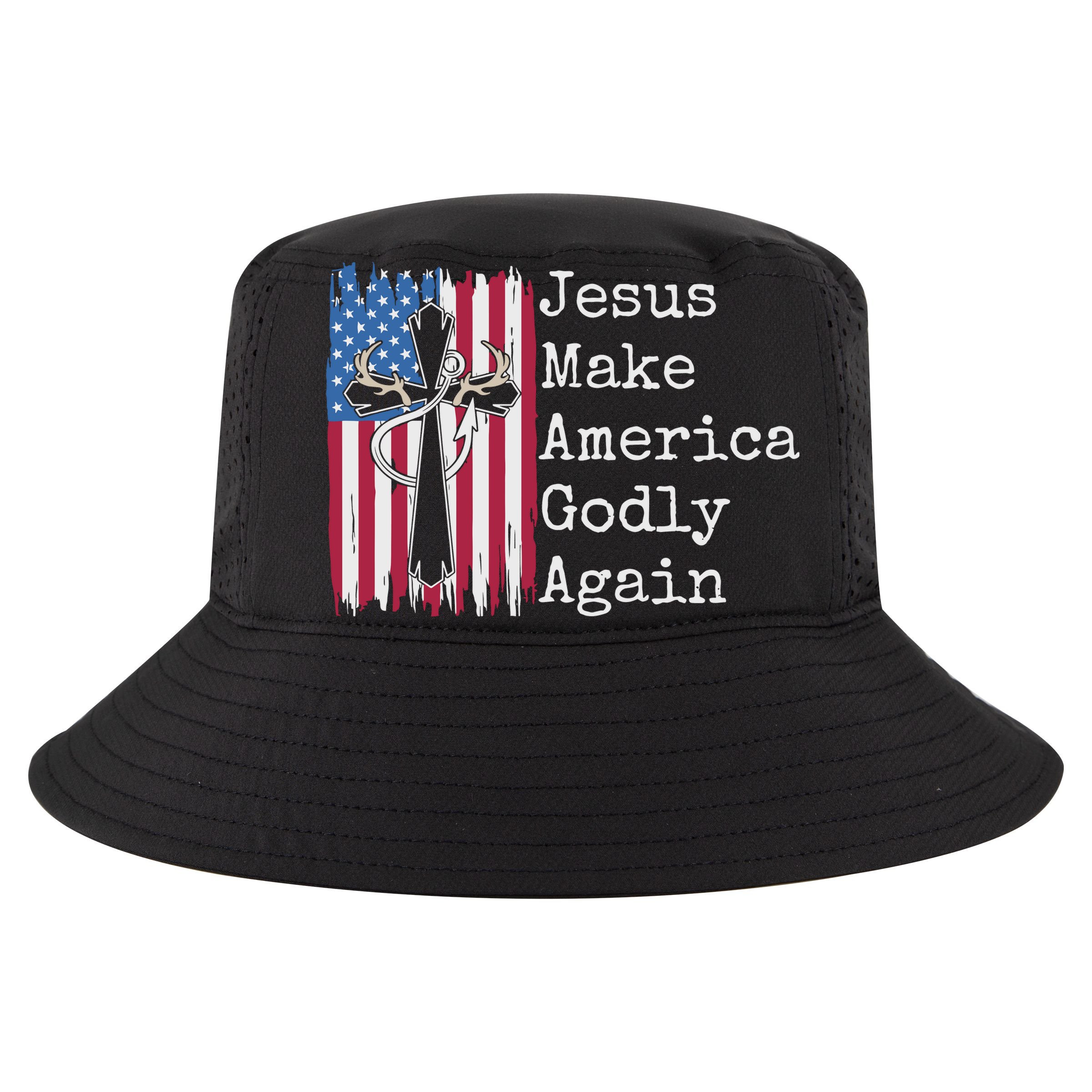 Jesus 2024 Vote Make America Godly Again Pray Again 16 in Basic Backpack
