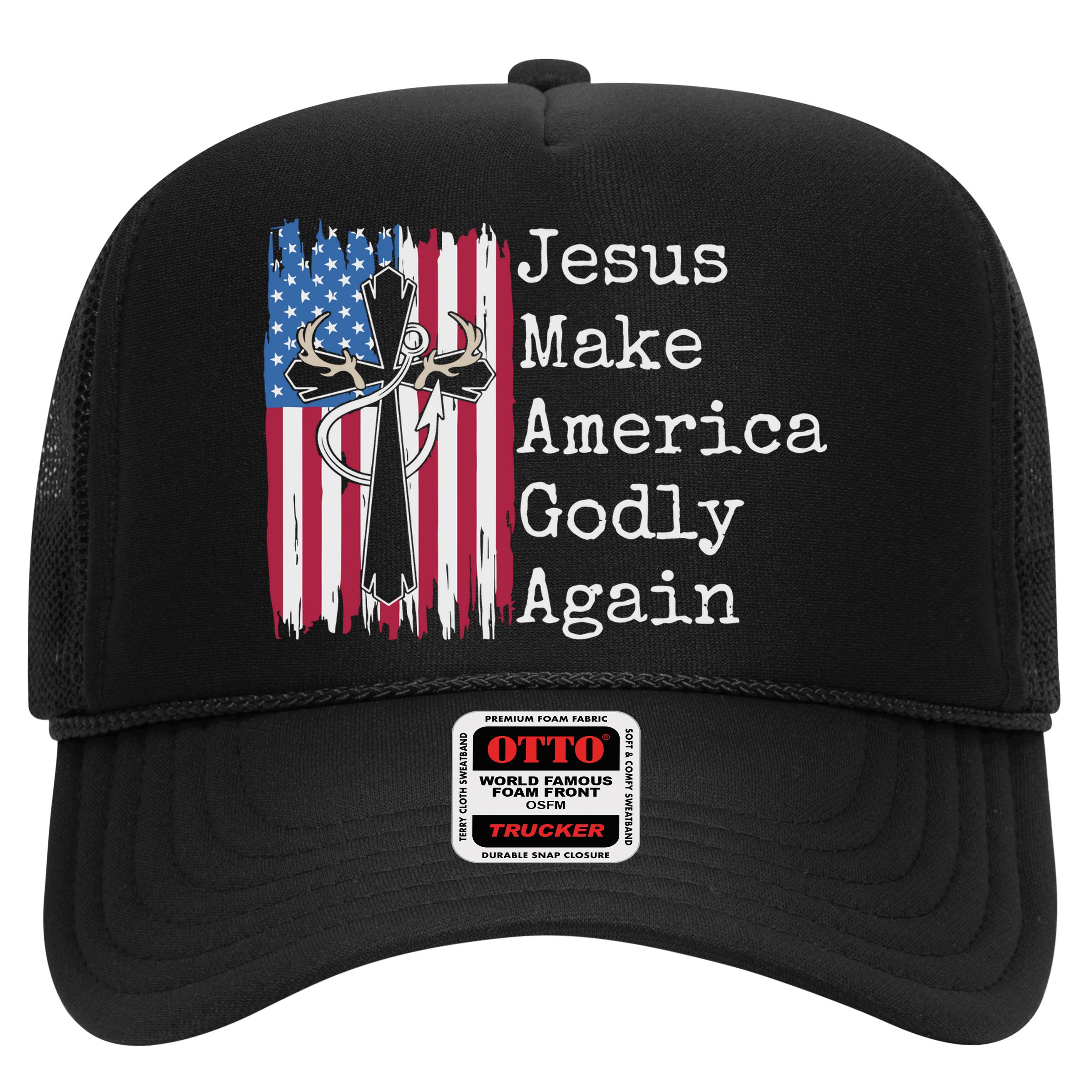 Jesus 2024 Vote Make America Godly Again Pray Again Hat