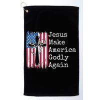 Jesus 2024 Vote Make America Godly Again Pray Again Golf Towel