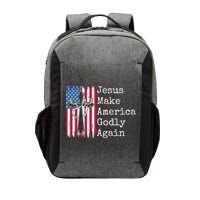 Jesus 2024 Vote Make America Godly Again Pray Again Vector Backpack