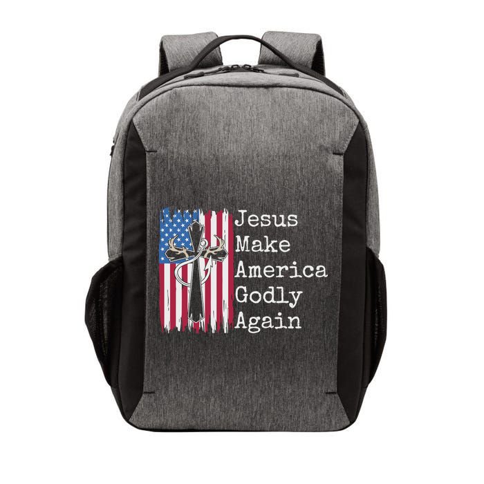Jesus 2024 Vote Make America Godly Again Pray Again Vector Backpack
