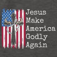 Jesus 2024 Vote Make America Godly Again Pray Again Vector Backpack