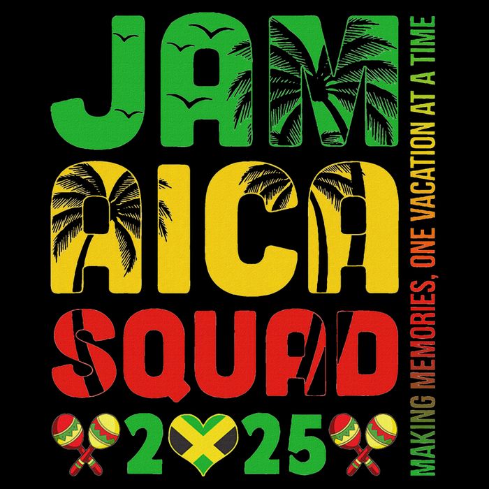 Jamaica 2025 Vacation Trip Matching Family Squad Group Cooling Performance Crew T-Shirt