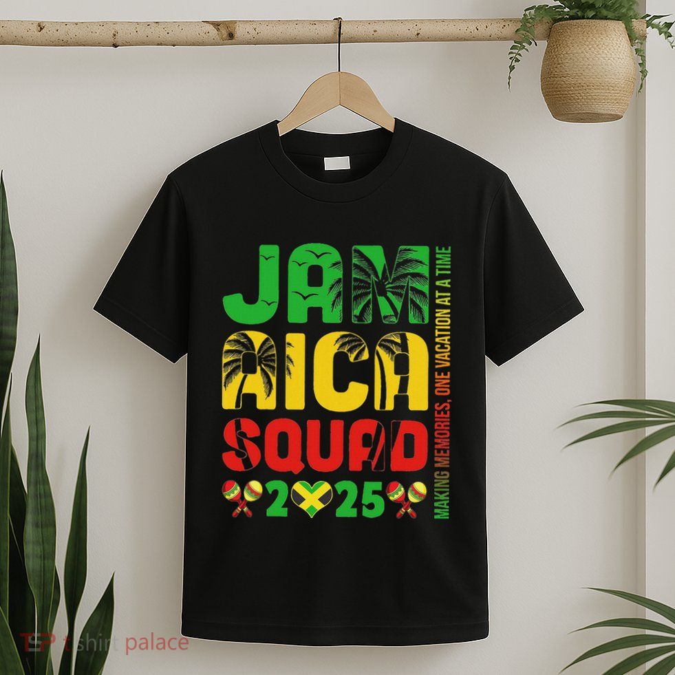 Jamaica 2025 Vacation Trip Matching Family Squad Group T-Shirt