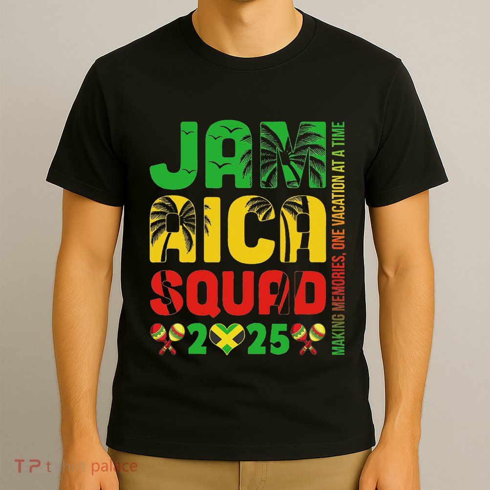Jamaica 2025 Vacation Trip Matching Family Squad Group T-Shirt