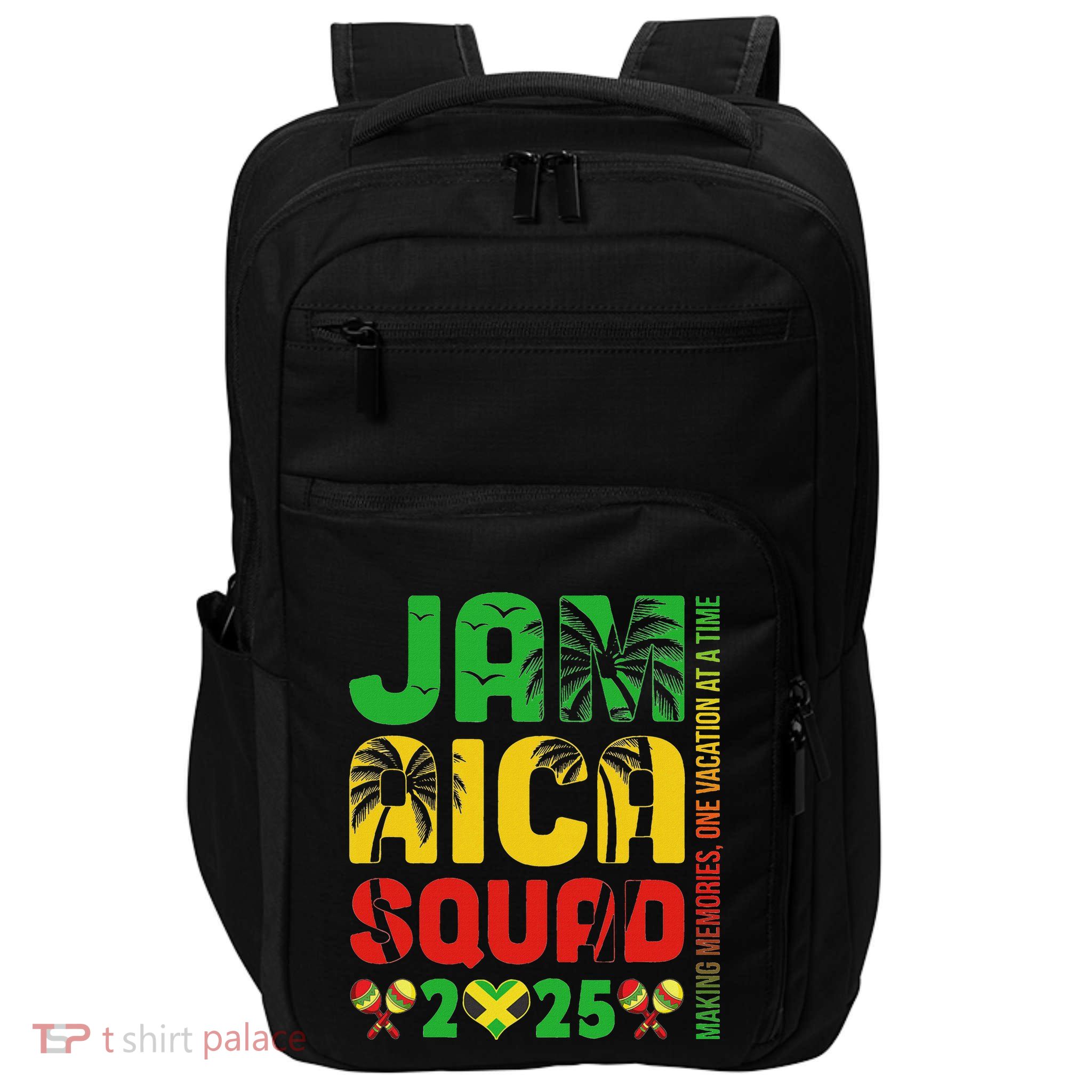 Jamaica 2025 Vacation Trip Matching Family Squad Group Impact Tech Backpack