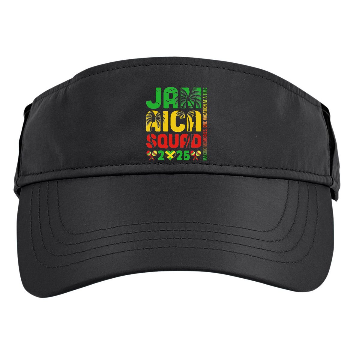 Jamaica 2025 Vacation Trip Matching Family Squad Group Adult Drive Performance Visor