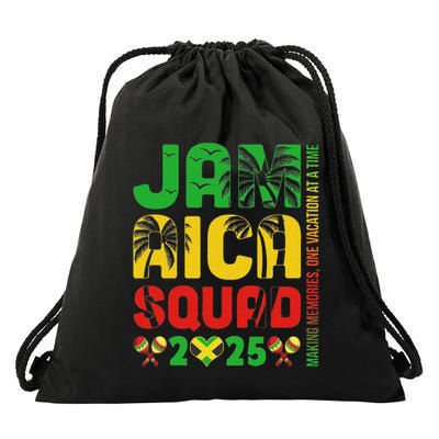 Jamaica 2025 Vacation Trip Matching Family Squad Group Drawstring Bag
