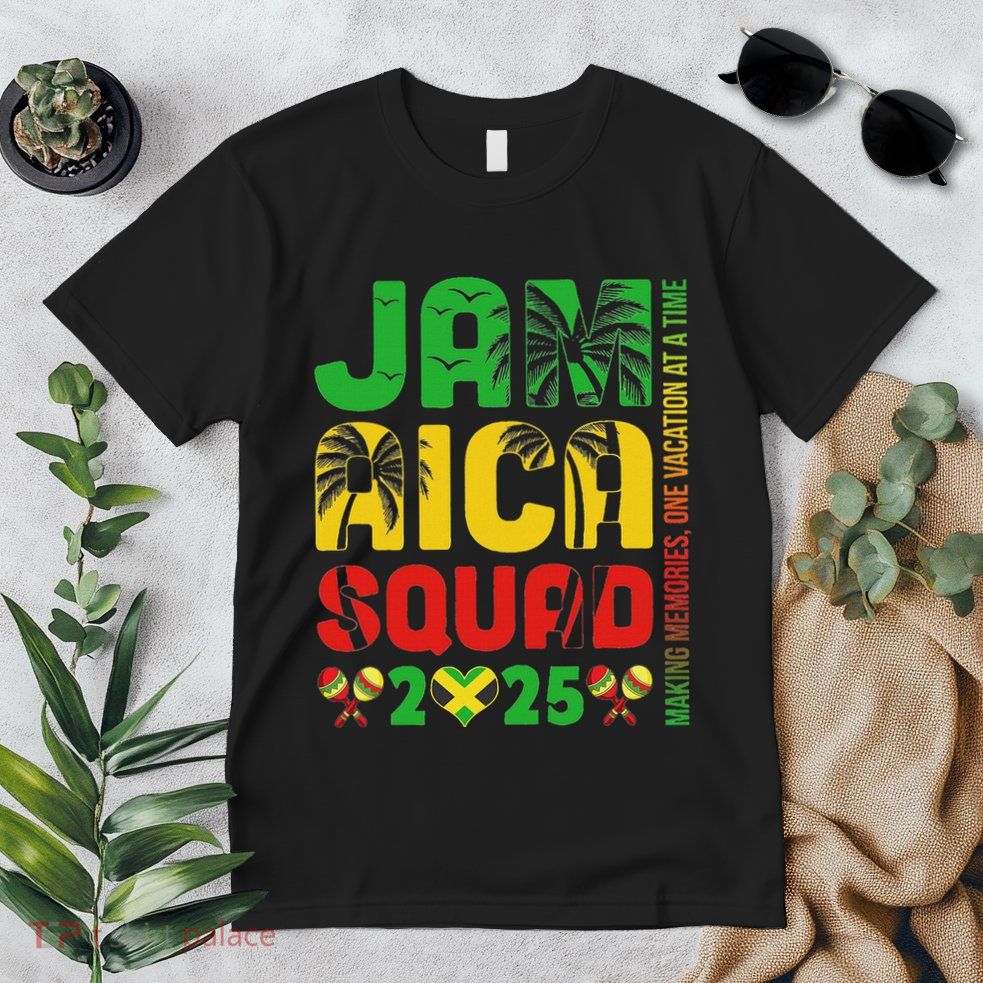 Jamaica 2025 Vacation Trip Matching Family Squad Group Premium T-Shirt