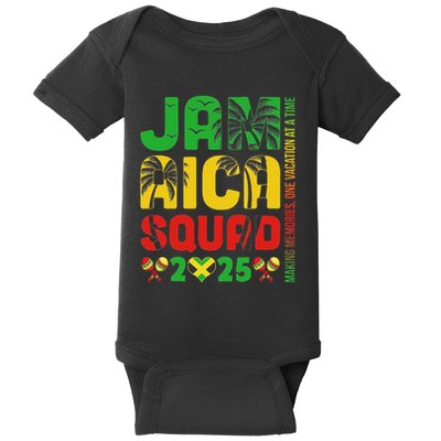 Jamaica 2025 Vacation Trip Matching Family Squad Group Baby Bodysuit