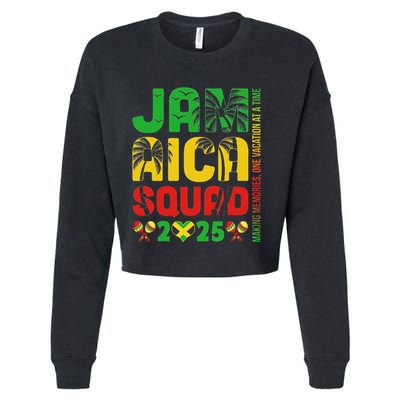 Jamaica 2025 Vacation Trip Matching Family Squad Group Cropped Pullover Crew