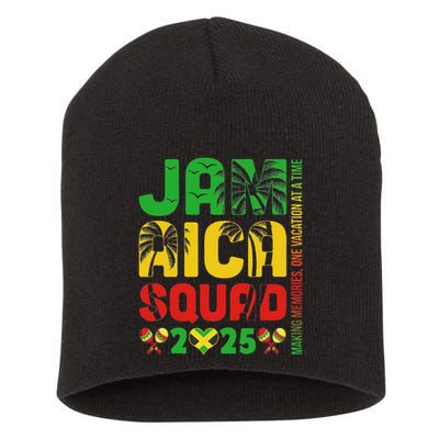 Jamaica 2025 Vacation Trip Matching Family Squad Group Short Acrylic Beanie