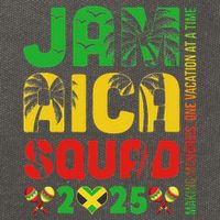 Jamaica 2025 Vacation Trip Matching Family Squad Group Cotton Canvas Backpack