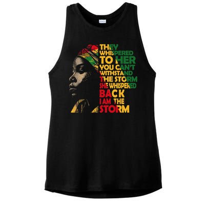 Juneteenth 2024 Women Celebrate Black Freedom Ladies PosiCharge Tri-Blend Wicking Tank