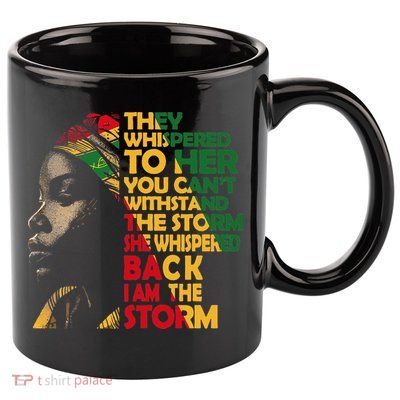 Juneteenth 2024 Women Celebrate Black Freedom 11oz C Handle Ceramic Mug
