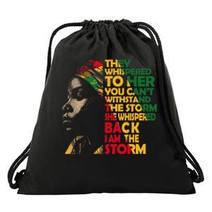 Juneteenth 2024 Women Celebrate Black Freedom Drawstring Bag