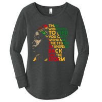 Juneteenth 2024 Women Celebrate Black Freedom Women's Perfect Tri Tunic Long Sleeve Shirt