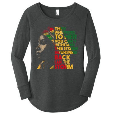 Juneteenth 2024 Women Celebrate Black Freedom Women's Perfect Tri Tunic Long Sleeve Shirt