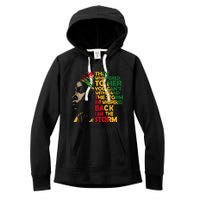 Juneteenth 2024 Women Celebrate Black Freedom Women's Fleece Hoodie