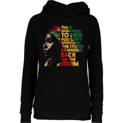 Juneteenth 2024 Women Celebrate Black Freedom Womens Funnel Neck Pullover Hood