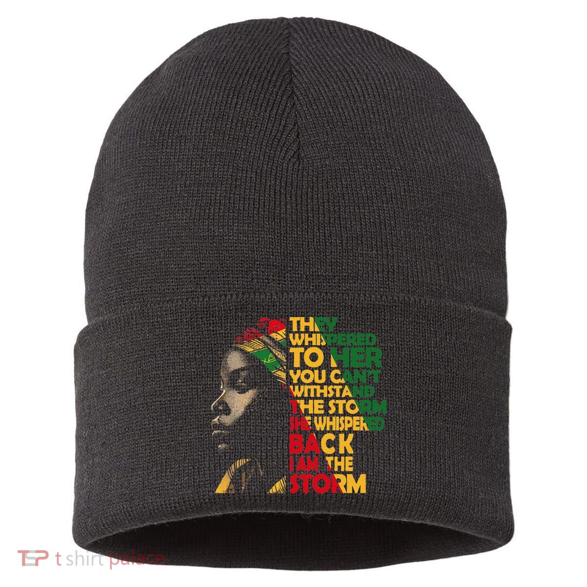 Juneteenth 2024 Women Celebrate Black Freedom Sustainable Knit Beanie