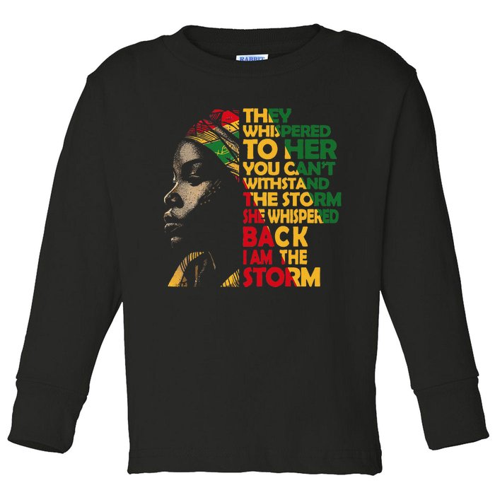 Juneteenth 2024 Women Celebrate Black Freedom Toddler Long Sleeve Shirt