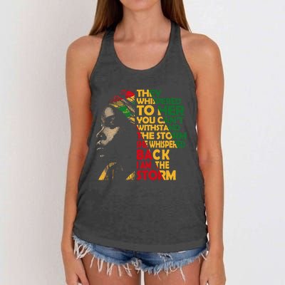 Juneteenth 2024 Women Celebrate Black Freedom Women's Knotted Racerback Tank