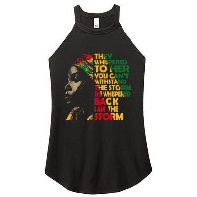 Juneteenth 2024 Women Celebrate Black Freedom Women's Perfect Tri Rocker Tank