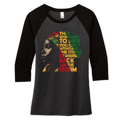 Juneteenth 2024 Women Celebrate Black Freedom Women's Tri-Blend 3/4-Sleeve Raglan Shirt