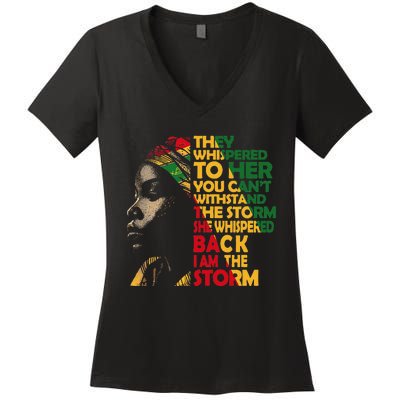 Juneteenth 2024 Women Celebrate Black Freedom Women's V-Neck T-Shirt