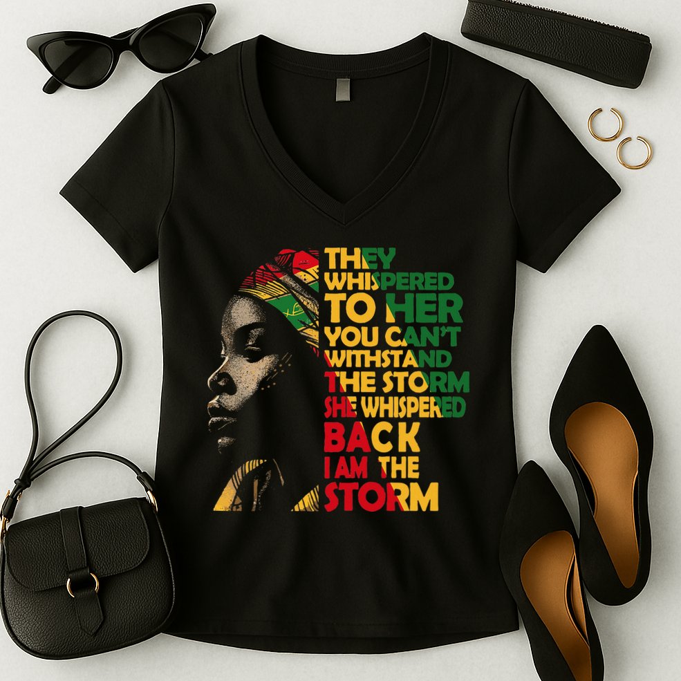 Juneteenth 2024 Women Celebrate Black Freedom Women's V-Neck T-Shirt