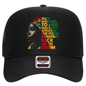 Juneteenth 2024 Women Celebrate Black Freedom High Crown Mesh Back Trucker Hat