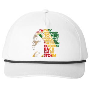 Juneteenth 2024 Women Celebrate Black Freedom Snapback Five-Panel Rope Hat