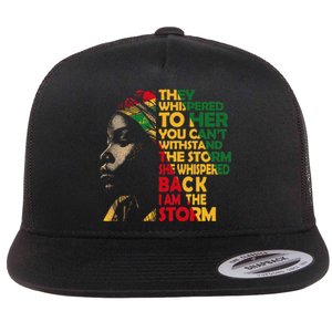 Juneteenth 2024 Women Celebrate Black Freedom Flat Bill Trucker Hat