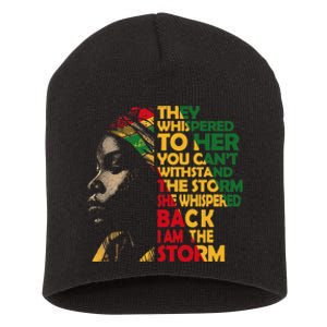 Juneteenth 2024 Women Celebrate Black Freedom Short Acrylic Beanie