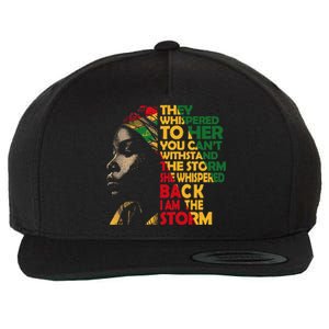 Juneteenth 2024 Women Celebrate Black Freedom Wool Snapback Cap