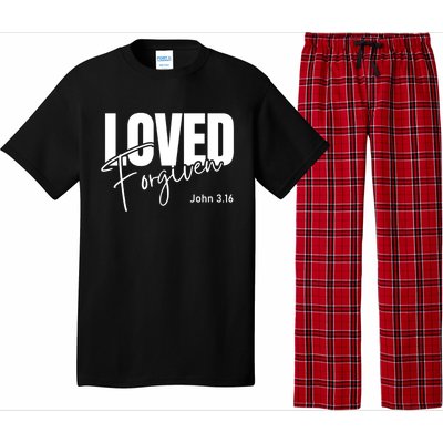 John 3 16 Loved And Forgiven And Gift Pajama Set