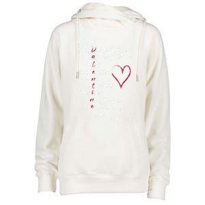 John 3 16 Christian ValentineS Day Valentine Cool Gift Womens Funnel Neck Pullover Hood