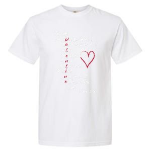 John 3 16 Christian ValentineS Day Valentine Cool Gift Garment-Dyed Heavyweight T-Shirt