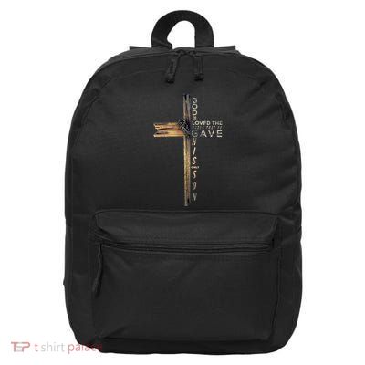 John 316 Christian Cross Bible 16 in Basic Backpack