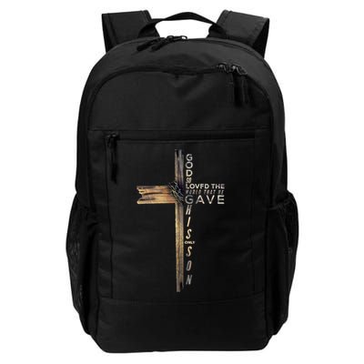 John 3:16 Christian Cross Bible Gift Backpack