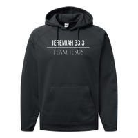 Jeremiah 333 Christian Bible Verses Jesus Christ Tees Gifts Performance Fleece Hoodie