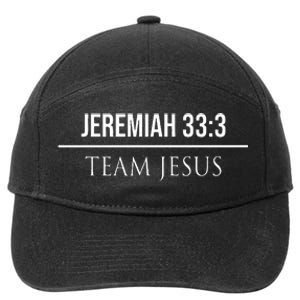 Jeremiah 333 Christian Bible Verses Jesus Christ Tees Gifts 7-Panel Snapback Hat