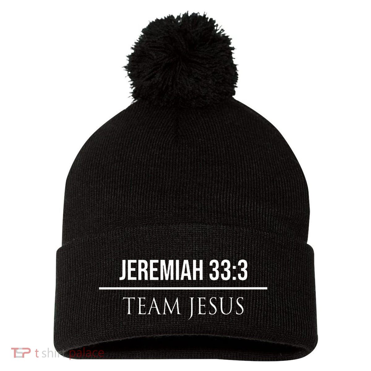 Jeremiah 333 Christian Bible Verses Jesus Christ Tees Gifts Pom Pom 12in Knit Beanie