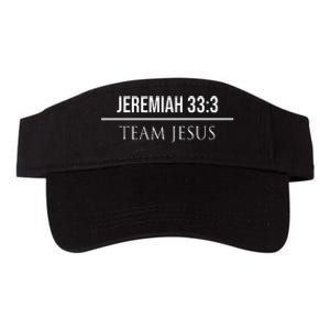 Jeremiah 333 Christian Bible Verses Jesus Christ Tees Gifts Valucap Bio-Washed Visor